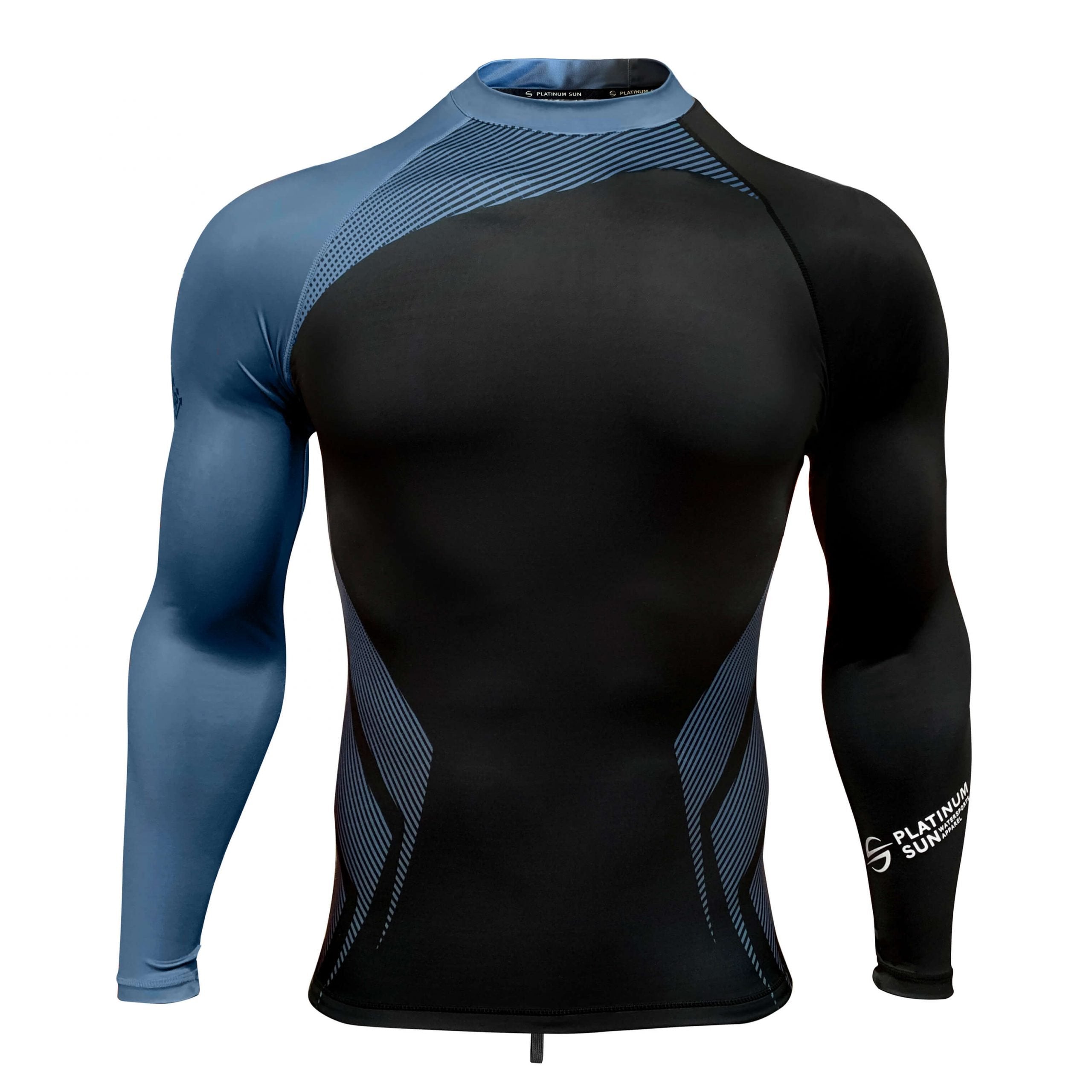 Long Sleeve Rash Guard for Men UPF 50+ | Cobalt – Platinum Sun