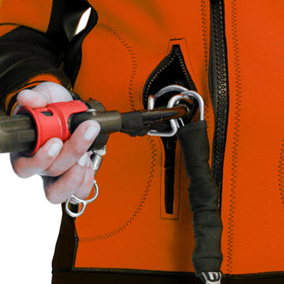 Neoprene Jacket Hoodie Windbreaker Unisex | Red