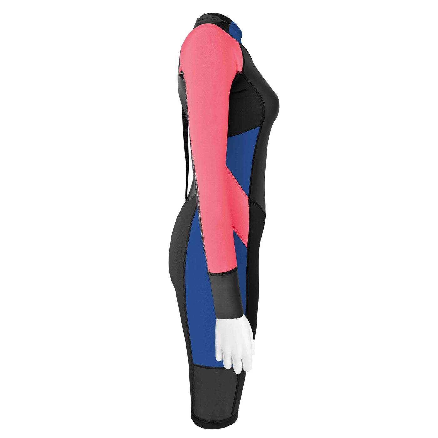 shortie wetsuit with long sleeves for women snorkeling