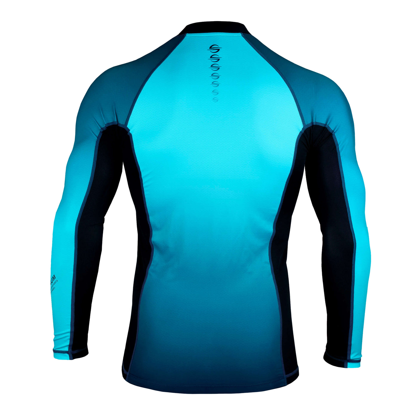 Men's Rash Guard Blue Long Sleeve Rash Guard for Men UPF 50+ | Gradient - Blue – Platinum Sun