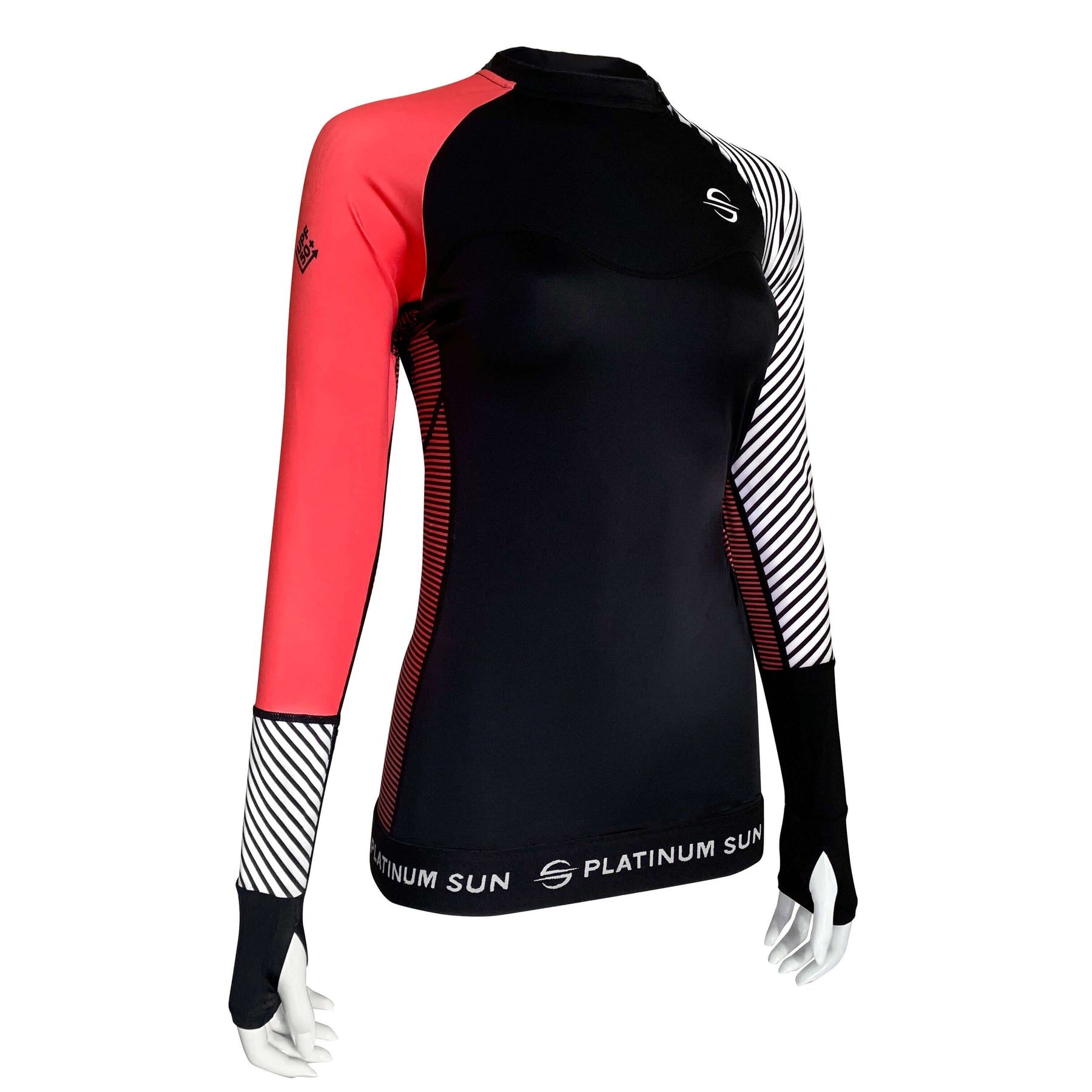 Long Sleeve Swim Shirt for Women Platinum Sun - Main Image