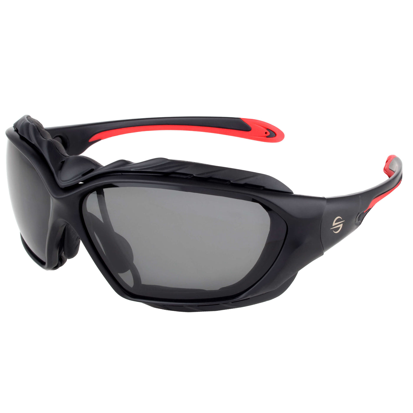 Sports Polarized Sunglasses with Extreme-sports Strap UV400 | Amphibia - Black