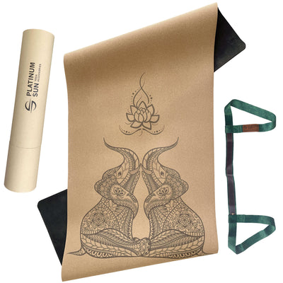 Non Slip Cork Yoga Mat | Gemini