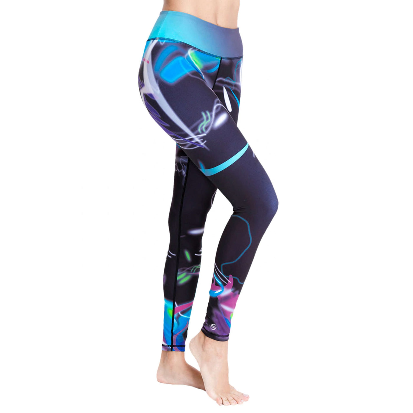 Swim Leggings for Women UPF 50+ Mystica - Purple – Platinum Sun