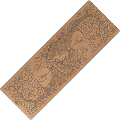 Non Slip Cork Yoga Mat | Wisdom Tree