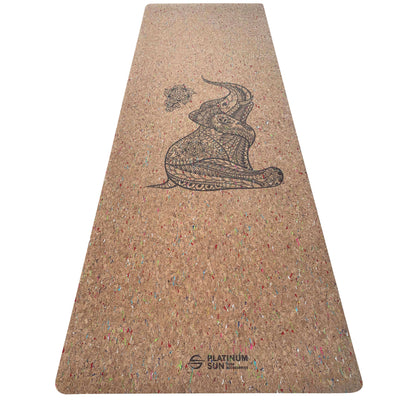 Non Slip Cork Yoga Mat | Colored Elephant